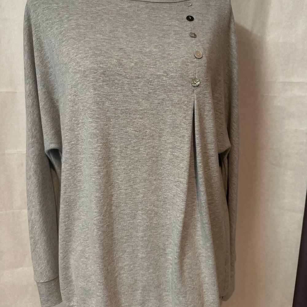 Gray and Black Button-Up Cardigans - Picture 11 of 12